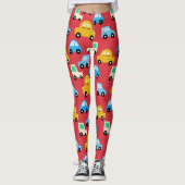 Cartoon Cars Leggings (Vorderseite)