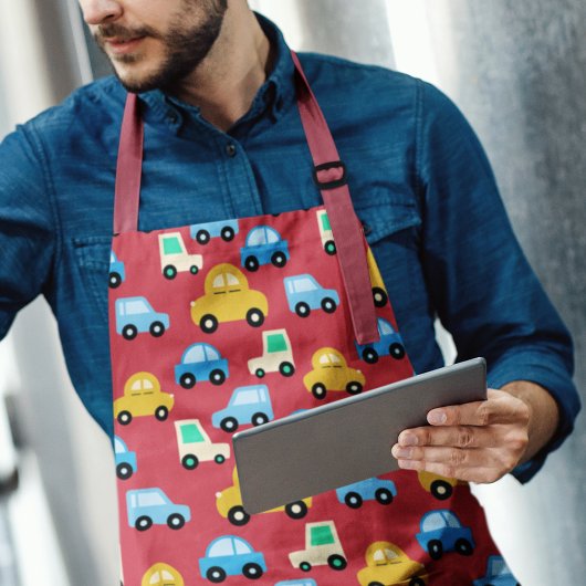 Cartoon Cars Schürze