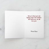 Cartoon Cartoon Eichhörnchen Brunnen Karte (Innenseite)