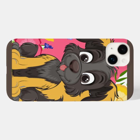 Cartoon Case-Mate iPhone Hülle (Rückseite (Horizontal))