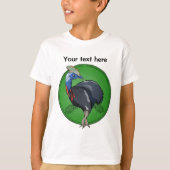 Cartoon Cassowary T-Shirt (Vorderseite)