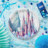 Cartoon Castle 1st Birthday Paper Pappteller (Party)