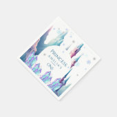  Cartoon Castle 1st Birthday Paper Serviette (Ecke)