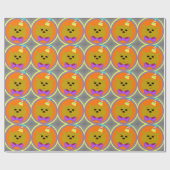 Cartoon Cat Birthday Geschenkpapier (Flach)