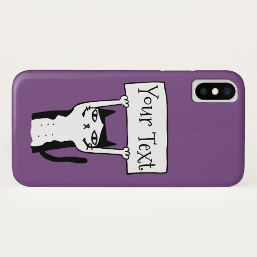 Cartoon Cat Case-Mate iPhone Case (Rückseite (Horizontal))