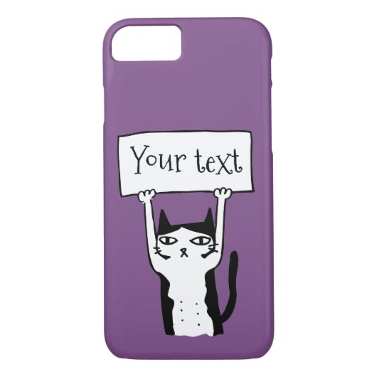 Cartoon Cat Case-Mate iPhone Case (Rückseite)