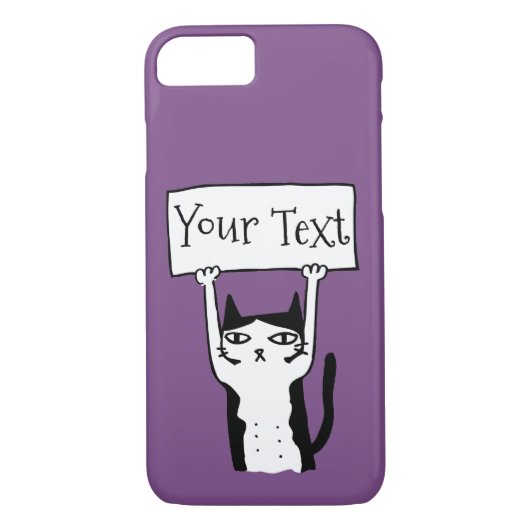 Cartoon Cat Case-Mate iPhone Case (Rückseite)