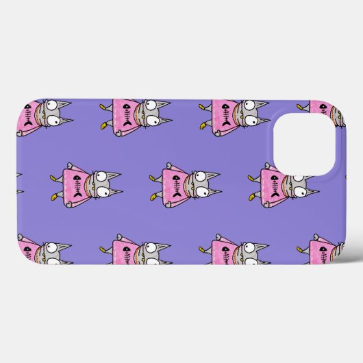 Cartoon Cat Case-Mate iPhone Hülle (Rückseite (Horizontal))