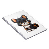 Cartoon Cat Illustration Notizblock (Rechte Seite)