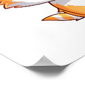 Cartoon Cat Illustration Poster (Ecke)