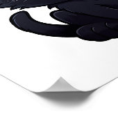 Cartoon Cat Illustration Poster (Ecke)