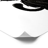 Cartoon Cat Illustration Poster (Ecke)