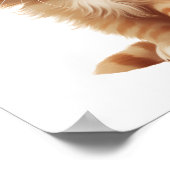 Cartoon Cat Illustration Poster (Ecke)