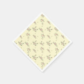 Cartoon Cat Illustration Serviette (Ecke)