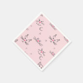 Cartoon Cat Illustration Serviette (Ecke)