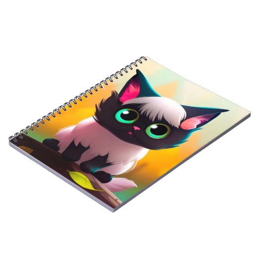 Cartoon Cat Notizblock (Linke Seite)