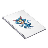 Cartoon Cat Notizblock (Rechte Seite)