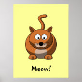 Cartoon Cat Poster (Vorne)