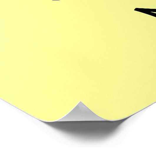 Cartoon Cat Poster (Ecke)