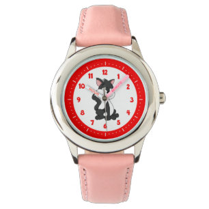 Cartoon Cat Watch Armbanduhr