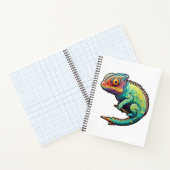 Cartoon Chameleon Notizblock (Innenseite)