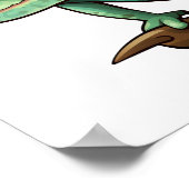 Cartoon Chameleon Poster (Ecke)