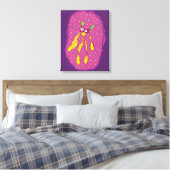 Cartoon Character Single Wall Art Leinwanddruck (Insitu (Schlafzimmer))
