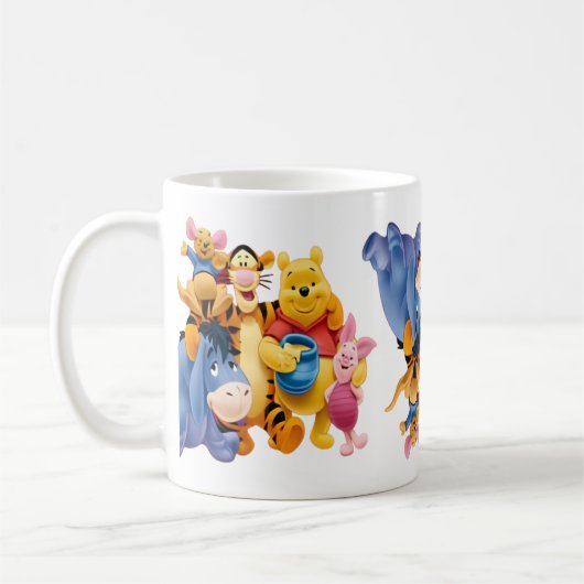 Cartoon Character Winnie Pooh Bear Honey Anime Kaffeetasse (Links)
