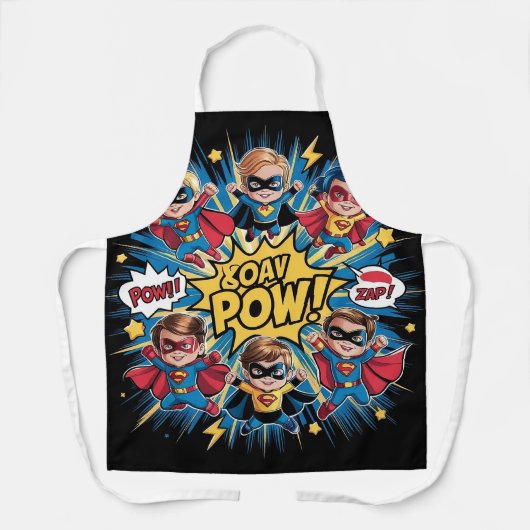Cartoon Characters for Kitchen Heroes-Adventures Schürze (Vorderseite)