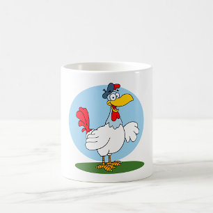 Cartoon Chicken Kaffeetasse