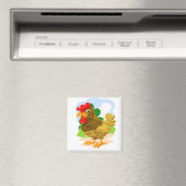 Cartoon Chicken Magnet (In Situ (Geschirrspüler))