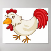 Cartoon Chicken Poster (Vorne)