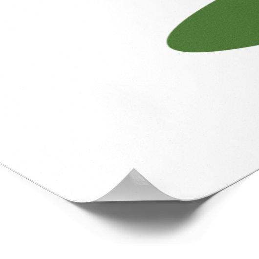 Cartoon Chicken Poster (Ecke)