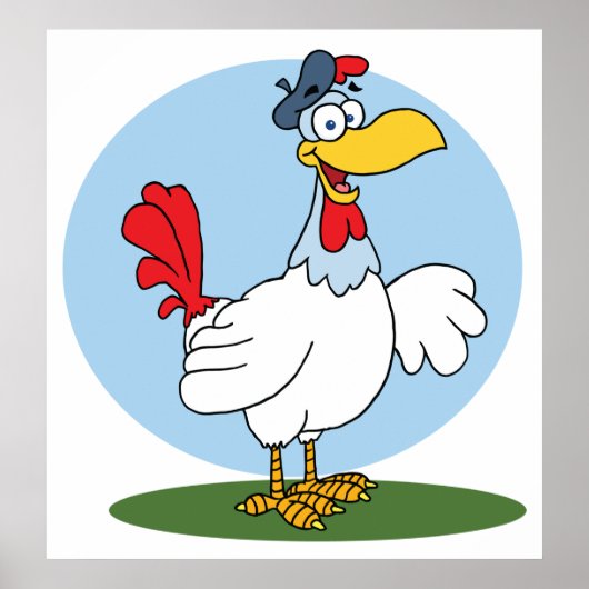 Cartoon Chicken Poster (Vorne)