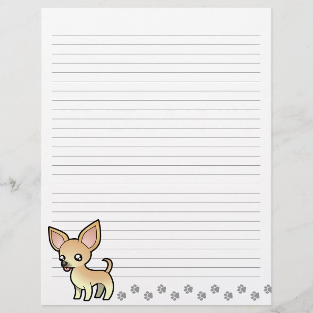 Cartoon Chihuahua (glatter Mantel) (Vorderseite)