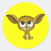 Cartoon Chihuahua Stickers (Vorderseite)