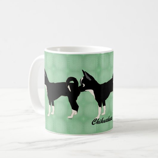 Cartoon Chihuahua v2 Kaffeetasse (Vorderseite Links)