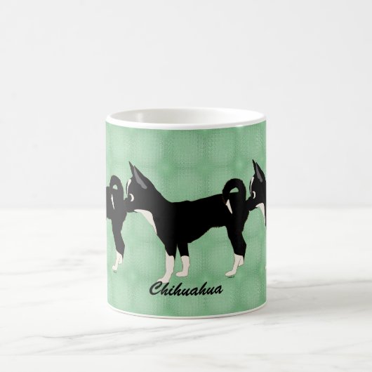 Cartoon Chihuahua v2 Kaffeetasse (Mittel)