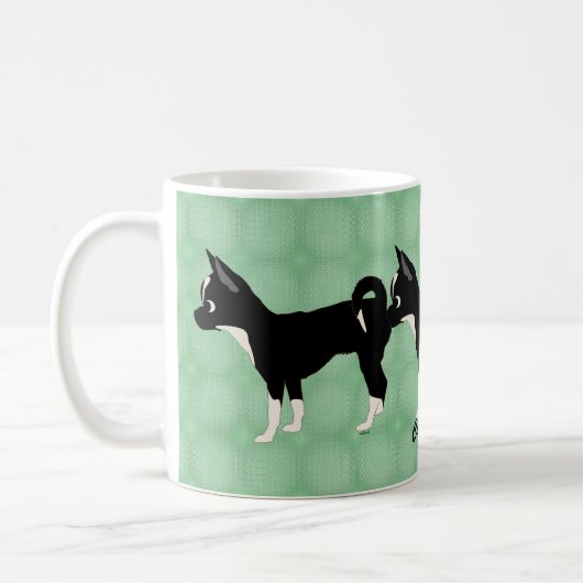 Cartoon Chihuahua v2 Kaffeetasse (Links)