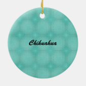 Cartoon Chihuahua v2 Keramik Ornament (Hinten)