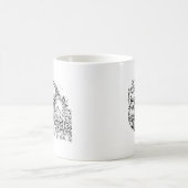 Cartoon Chimpanzee Kaffeetasse (Mittel)