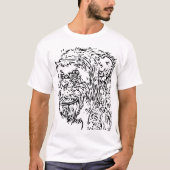 Cartoon Chimpanzee T-Shirt (Vorderseite)