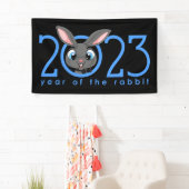 Cartoon Chinesisches Jahr des Kaninchens Banner (Insitu)