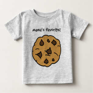 Cartoon Chocolate Chip Cookie, Mama's Liebling! Baby T-shirt