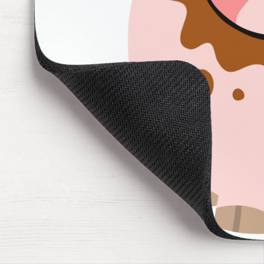 Cartoon Chocolate Pig mousepad (Ecke)