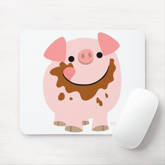 Cartoon Chocolate Pig mousepad (Mit Mouse)