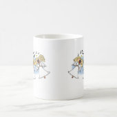 Cartoon Choir of Angels Kaffee Tasse (Mittel)