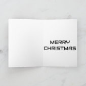 cartoon christmas card karte (Innenseite)