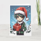 cartoon christmas card karte (Vorderseite)