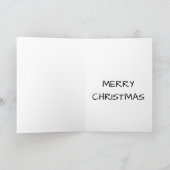 cartoon christmas card karte (Innenseite)